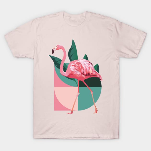 pink flamingo T-Shirt by katanya78